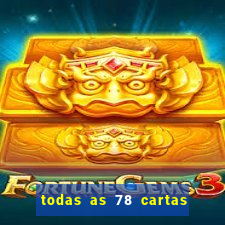 todas as 78 cartas do tarot